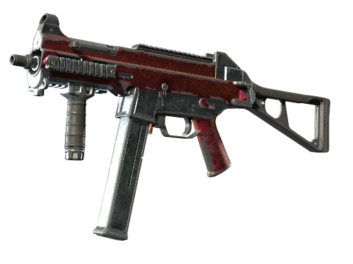 UMP-45 | Crimson Foil (Battle-Scarred)