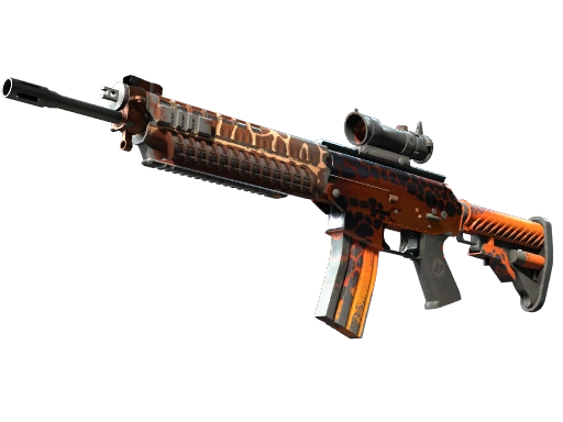 StatTrak™ SG 553 | Tiger Moth (Field-Tested)