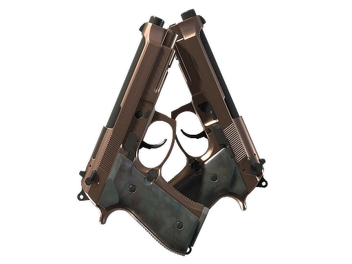 Dual Berettas | Rose Nacre (Minimal Wear)