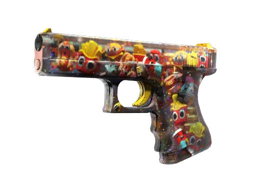 StatTrak™ Glock-18 | Snack Attack (Well-Worn)