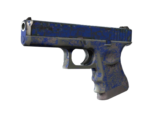 StatTrak™ Glock-18 | Blue Fissure (Battle-Scarred)