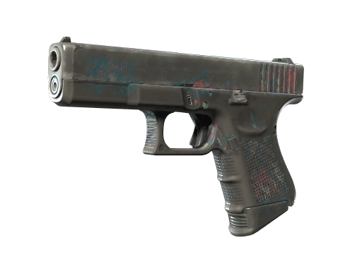 Glock-18 | Teal Graf (Battle-Scarred)