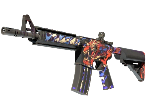 StatTrak™ M4A4 | 龍王 (Dragon King) (Battle-Scarred)