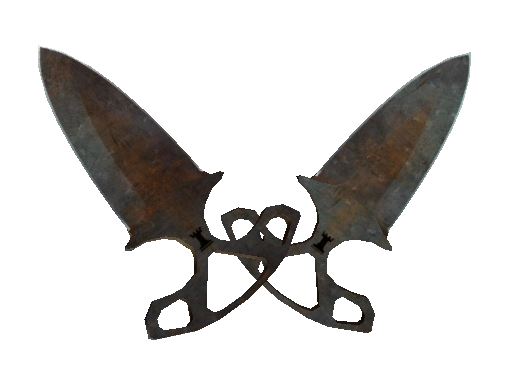 ★ Shadow Daggers | Rust Coat (Battle-Scarred)