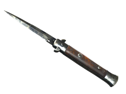 ★ Stiletto Knife | Stained (Battle-Scarred)