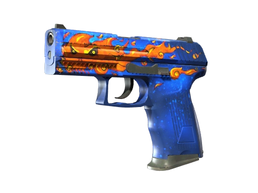 StatTrak™ P2000 | Fire Elemental (Minimal Wear)