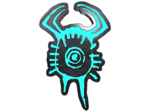 Headcrab Glyph Pin