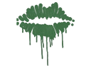 Sealed Graffiti | Kiss (Jungle Green)