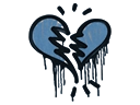 Sealed Graffiti | Broken Heart (Monarch Blue)