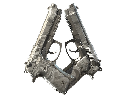 Dual Berettas | Silver Pour (Factory New)