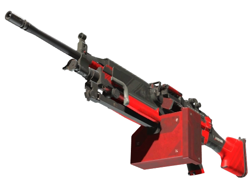 StatTrak™ M249 | System Lock (Well-Worn)