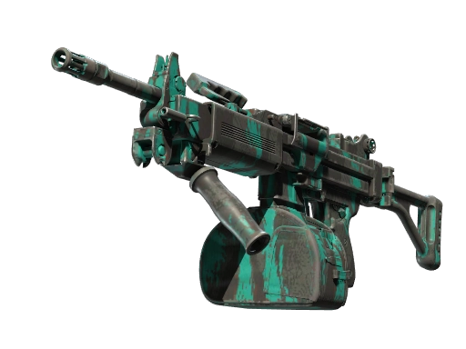StatTrak™ Negev | Terrain (Well-Worn)
