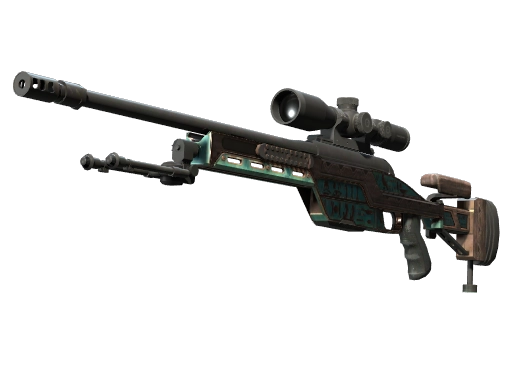 Souvenir SSG 08 | Azure Glyph (Field-Tested)