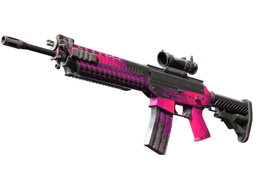 StatTrak™ SG 553 | Pulse (Well-Worn)