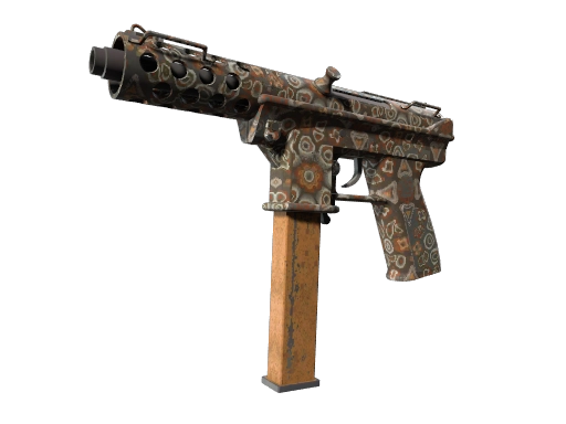 Tec-9 | Orange Murano (Battle-Scarred)
