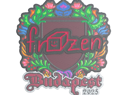 Sticker | frozen (Embroidered) | Budapest 2025