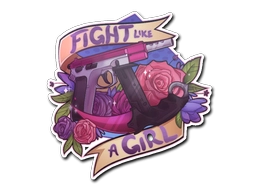Sticker | Fight like a Girl