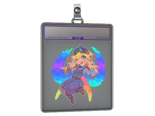 Sticker Slab | Kawaii CT (Holo)