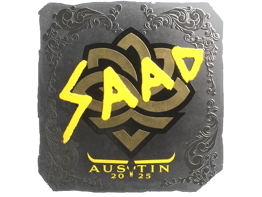 Sticker | saadzin (Foil) | Austin 2025