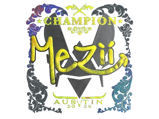 Sticker | mezii (Holo, Champion) | Austin 2025