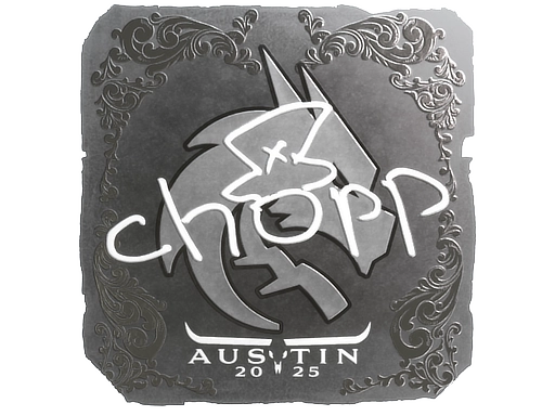 Sticker | chopper (Foil) | Austin 2025