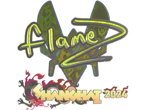 Sticker | FlameZ (Holo) | Shanghai 2024